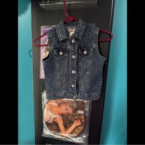 So Heritage Studded Denim Vest for Kids